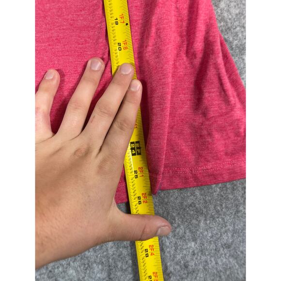 Harley Davidson Shirt Women Large Pink Twin Cities Minneapolis V Neck Moto Biker - Picture 4 of 8